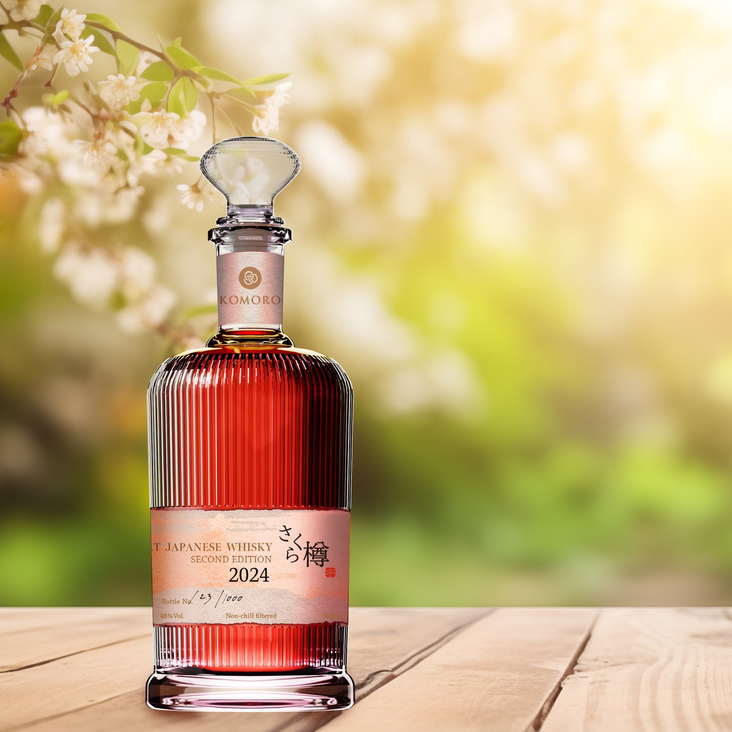 KOMORO Single Malt Japanese Whisky -Sakura Wood Matured 2024 SECOND EDITION-